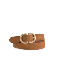 Ceinture En Cuir Suédé