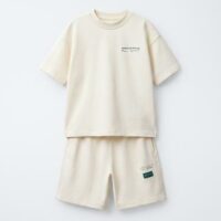 Ensemble T-shirt et bermuda interlock - Zara Kids