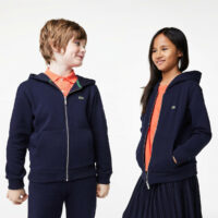 Sweatshirt Zippé À Capuche Molleton-LACOSTE