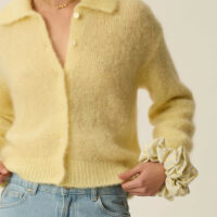 Gilet Boutonné À Col Polo