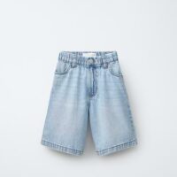 Bermuda baggy en denim - Zara Kids