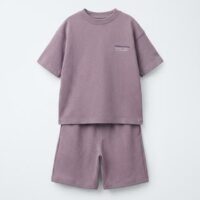Ensemble T-shirt et bermuda en interlock - Zara Kids
