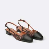 Ballerines Slingback En Cuir Dhapou-JONAK