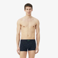 Lot De 3 Boxers Courts Imprimé Crocodile-LACOSTE