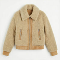 Manteau Court En Sherpa
