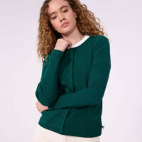 Cardigan Femme En Coton Uni-PETIT BATEAU