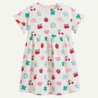Robe Imprimée À Manches Courtes Volantées-LA REDOUTE COLLECTIONS
