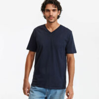 T-shirt Col V Manches Courtes-LA REDOUTE COLLECTIONS
