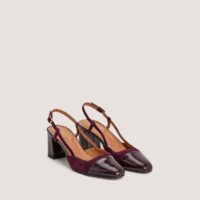 Escarpins En Cuir Velours