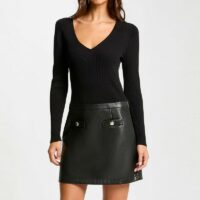 Robe Courte Ajustée 2-en-1-MORGAN