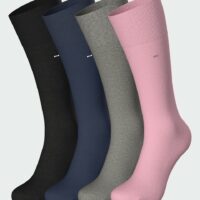 Lot De 4 Chaussettes Hautes Unies-EDEN PARK