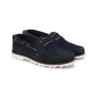 Chaussures Bateau En Cuir Suédé-TOMMY HILFIGER