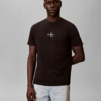 T-shirt Manches Courtes Logo-CALVIN KLEIN JEANS