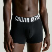 Lot De 3 Boxers Longs Unis-CALVIN KLEIN UNDERWEAR