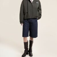 Veste Imperméable À Capuche Amovible