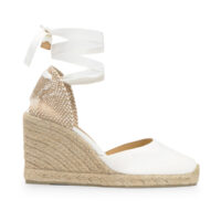 Espadrilles Compensées À Lacets Avec Plateforme Tressée CARINA PLATFORM-CASTANER