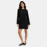 Robe Courte Et Droite Manches Longues-LA REDOUTE COLLECTIONS