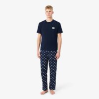 Ensemble De Pyjama Coton Imprimé Crocodile-LACOSTE