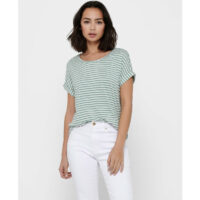 T-shirt À Fines Rayures
