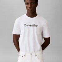 T-shirt Col Rond Manches Courtes-CALVIN KLEIN