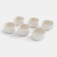 Lot De 6 Bols En Grès Moucheté