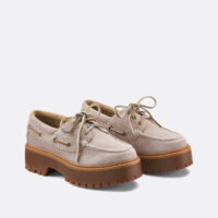 Chaussures Bateau Compensées Stone Street En Cuir-TIMBERLAND