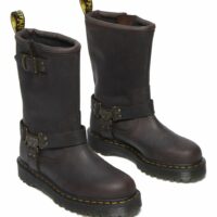 Bottes En Cuir Anistone Hi-DR. MARTENS