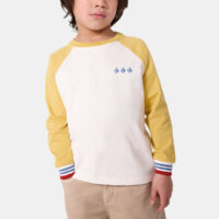 T-shirt Manches Longues En Coton Colorblock-PETIT BATEAU