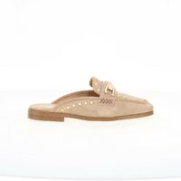 Mules Mocassins En Cuir Suède-MJUS