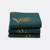 Lot De 3 Serviettes Imprimées