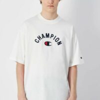 T-shirt Manches Courtes Logo Demi Cercle-CHAMPION