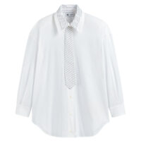 Chemise Ample Avec Cravate