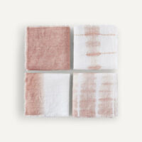 Lot De 4 Serviettes De Table Tie And Dye Sunrise-AM.PM