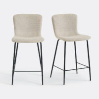 Lot De 2 Chaises De Bar H65