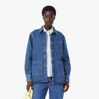 Veste Surchemise Denim Oversize-LACOSTE