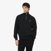 Sweatshirt Zippé Interlock Col Montant-LACOSTE