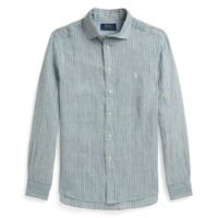 Chemise En Lin Rayée-POLO RALPH LAUREN