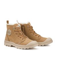 Bottines Pampa Hi Zip Wool Fourrées En Cuir-PALLADIUM