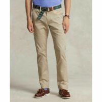 Pantalon Chino Slim Stretch Lavé-POLO RALPH LAUREN