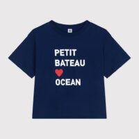 T-shirt Le Boxy À Message-PETIT BATEAU
