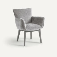 Fauteuil De Table En Velours