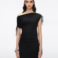 MISS SIXTY - Drawstring Dress - Black