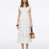 MISS SIXTY - Embroidered Dress - White
