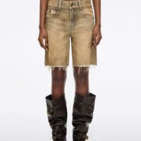 MISS SIXTY - Distressed Denim Shorts - Blue