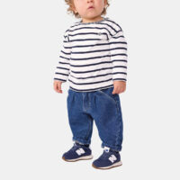 T-shirt Manches Longues À Rayures-PETIT BATEAU