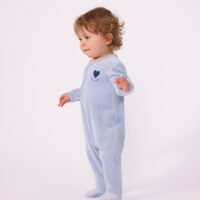 Pyjama Avec Pieds En Velours-PETIT BATEAU