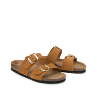 Mules En Cuir Suédé Double Boucles-LA REDOUTE COLLECTIONS