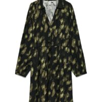 Robe Manches Longues Imprimée-VERO MODA