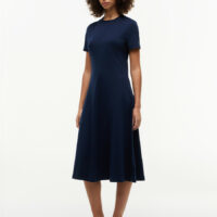 Robe Midi Évasée Manches Courtes-TOMMY HILFIGER