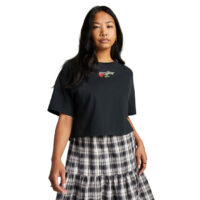 T-shirt Crop Manches Courtes-CONVERSE